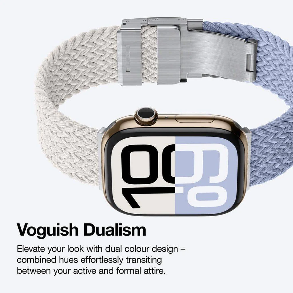 Λουράκι AmazingThing Glamour Blend Dual Tone Ivory Mist Apple Watch 44/45/46/49mm APPLE WATCH AmazingThing Λουράκι AmazingThing Glamour Blend Dual Tone Ivory Mist Apple Watch 44/45/46/49mm - Image 6