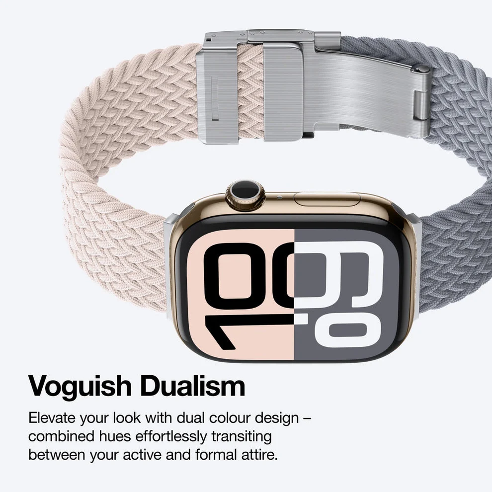 Λουράκι AmazingThing Glamour Blend Dual Tone Sandstone Apple Watch 44/45/46/49mm APPLE WATCH AmazingThing Λουράκι AmazingThing Glamour Blend Dual Tone Sandstone Apple Watch 44/45/46/49mm - Image 5