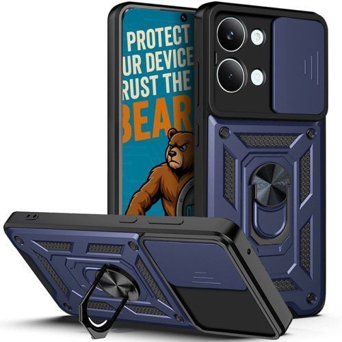 Θήκη Combo Kickstand Slide Camera Blue Poco X8 Pro Max