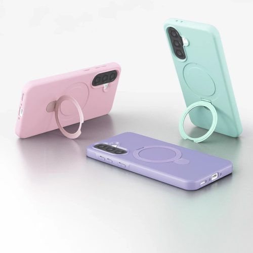 Alternative view of Θήκη Orso Ostand Liquid Silicone Black Samsung Galaxy A57