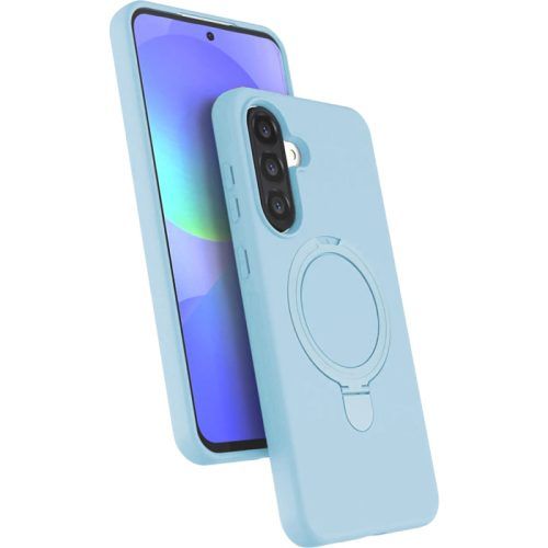 Θήκη Orso Ostand Liquid Silicone Cyan Samsung Galaxy A57