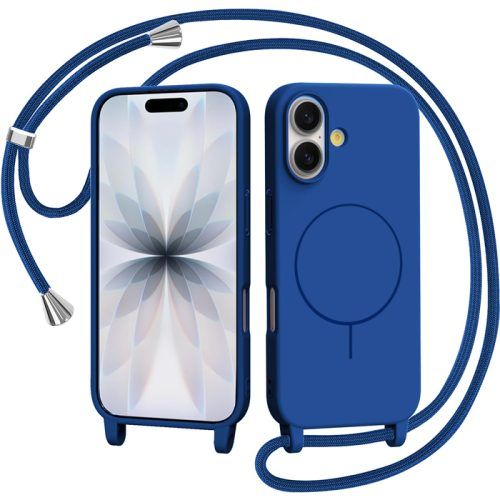 Θήκη Orso Soft Κορδόνι Magsafe Cosmic Blue iPhone 17