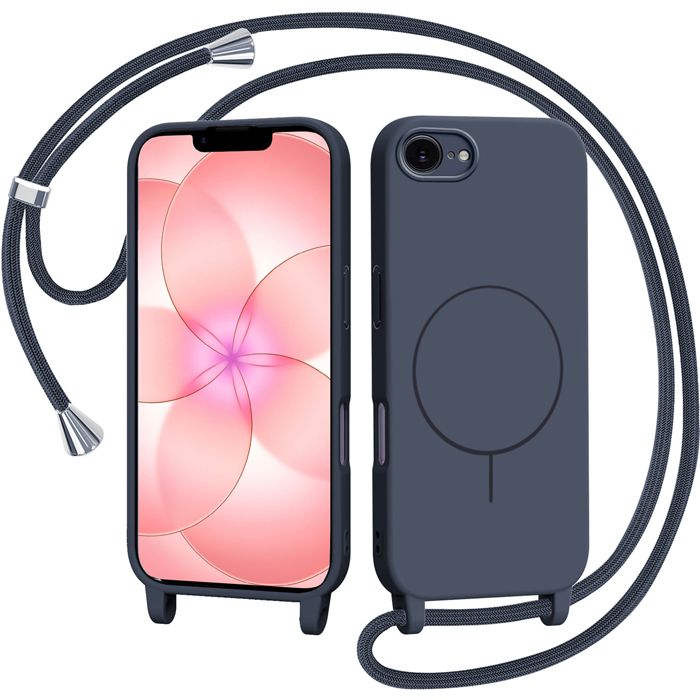 Θήκη Orso Soft Κορδόνι Magsafe Dark Blue iPhone 16e/17e ΘΗΚΕΣ Orso Θήκη Orso Soft Κορδόνι Magsafe Dark Blue iPhone 16e/17e