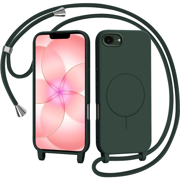 Θήκη Orso Soft Κορδόνι Magsafe Pine Green iPhone 16e/17e ΘΗΚΕΣ Orso Θήκη Orso Soft Κορδόνι Magsafe Pine Green iPhone 16e/17e