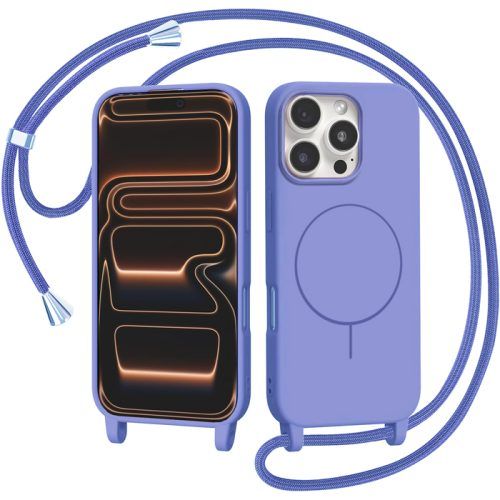 Θήκη Orso Soft Κορδόνι Magsafe Purple iPhone 16 Pro