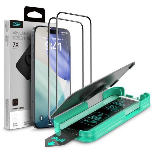 ESR UltraFit Armorite Tempered Glass iPhone 17 Pro Max (2 Pack) ΠΡΟΣΤΑΣΙΑ ΟΘΟΝΗΣ ESR ESR UltraFit Armorite Tempered Glass iPhone 17 Pro Max (2 Pack)