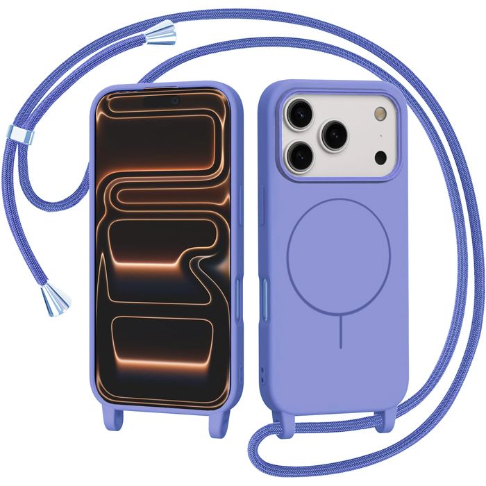 Θήκη Orso Soft Κορδόνι Magsafe Purple iPhone 17 Pro Max ΘΗΚΕΣ Orso Θήκη Orso Soft Κορδόνι Magsafe Purple iPhone 17 Pro Max