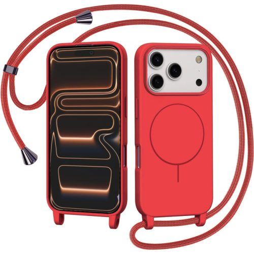 Θήκη Orso Soft Κορδόνι Magsafe Red iPhone 17 Pro