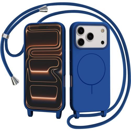 Θήκη Orso Soft Κορδόνι Magsafe Cosmic Blue iPhone 17 Pro