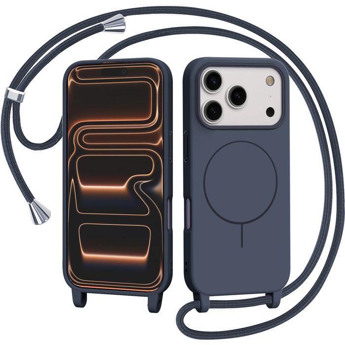 Θήκη Orso Soft Κορδόνι Magsafe Dark Blue iPhone 17 Pro ΘΗΚΕΣ Orso Θήκη Orso Soft Κορδόνι Magsafe Dark Blue iPhone 17 Pro