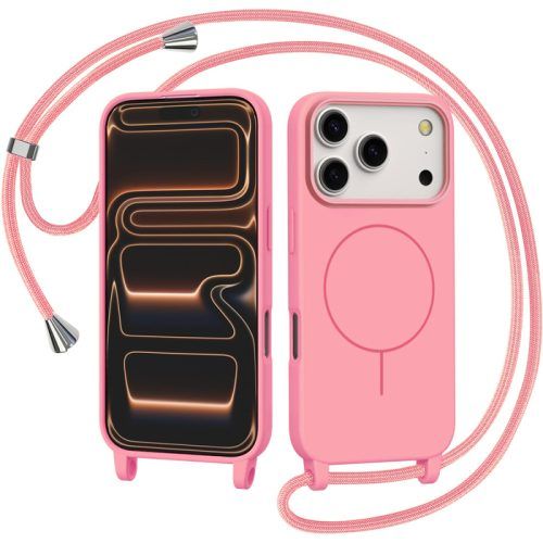 Θήκη Orso Soft Κορδόνι Magsafe Pink iPhone 17 Pro