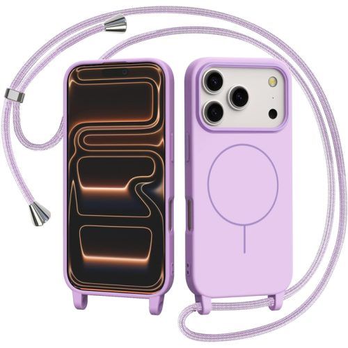 Θήκη Orso Soft Κορδόνι Magsafe Violet iPhone 17 Pro