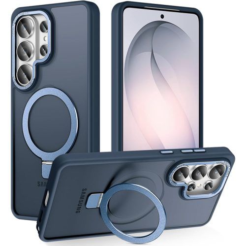 Θήκη Orso Ostand Hybrid Focus Frosted Dark Blue Samsung Galaxy S26 Ultra