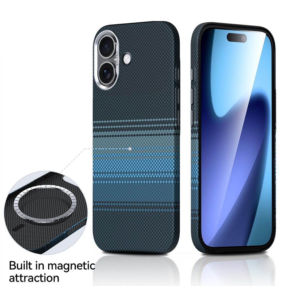 Θήκη Siipro Aramid Fiber Magsafe Blue iPhone 17 ΘΗΚΕΣ SIIPRO Θήκη Siipro Aramid Fiber Magsafe Blue iPhone 17 - Image 2