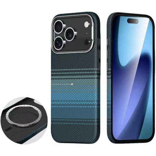 Θήκη Siipro Aramid Fiber Magsafe Blue iPhone 17 Pro