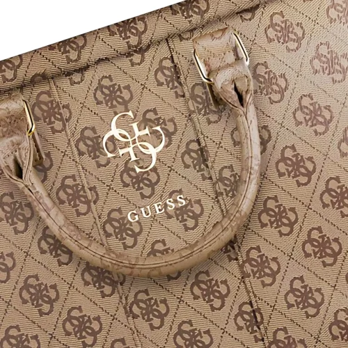 Alternative view of Τσάντα Guess 4G Logo Pattern 16″ Brown (GUCB15G4GFBR)