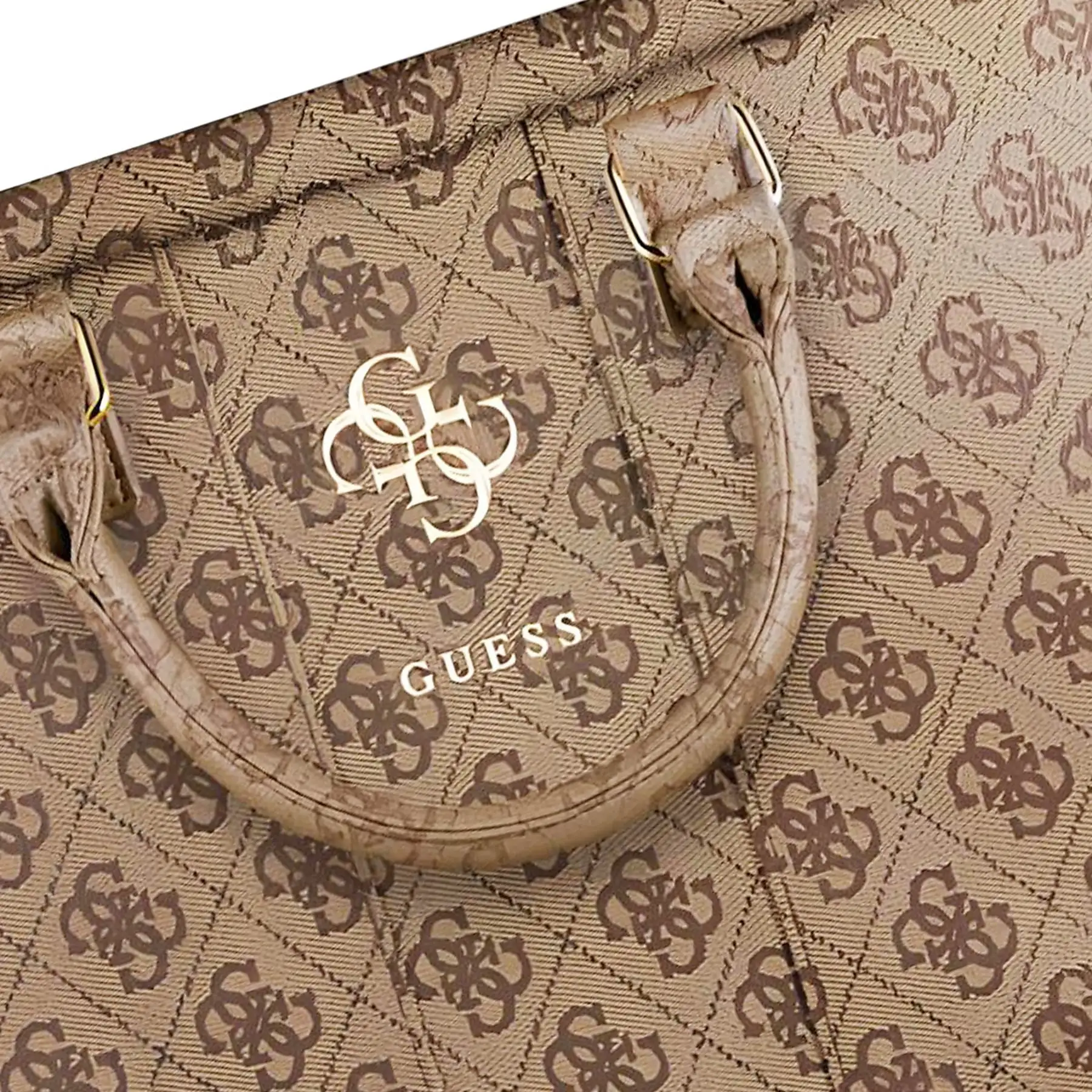 Τσάντα Guess 4G Logo Pattern 16″ Brown (GUCB15G4GFBR) GADGETS Guess Τσάντα Guess 4G Logo Pattern 16″ Brown (GUCB15G4GFBR) - Image 2