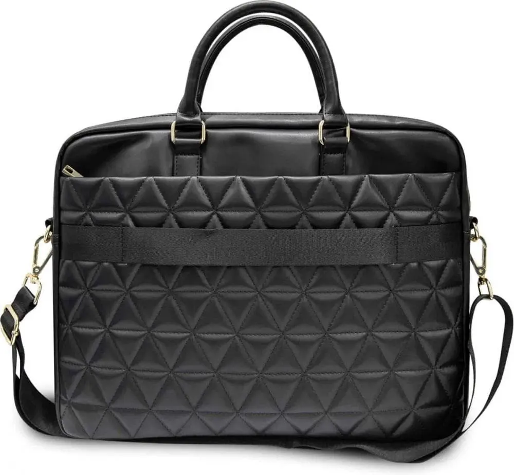 Τσάντα Guess Quilted Mosaique Pattern 15″ Black (GUCB15QLBK) GADGETS Guess Τσάντα Guess Quilted Mosaique Pattern 15″ Black (GUCB15QLBK) - Image 3