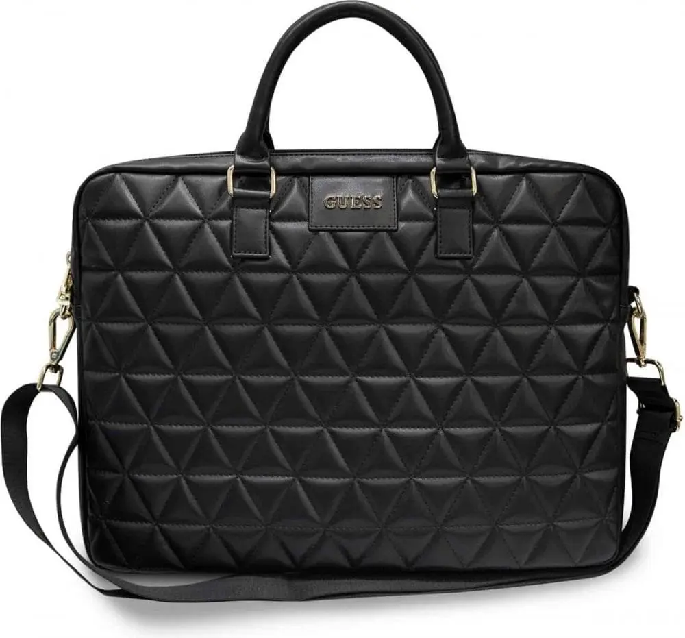 Τσάντα Guess Quilted Mosaique Pattern 15″ Black (GUCB15QLBK) GADGETS Guess Τσάντα Guess Quilted Mosaique Pattern 15″ Black (GUCB15QLBK) - Image 2
