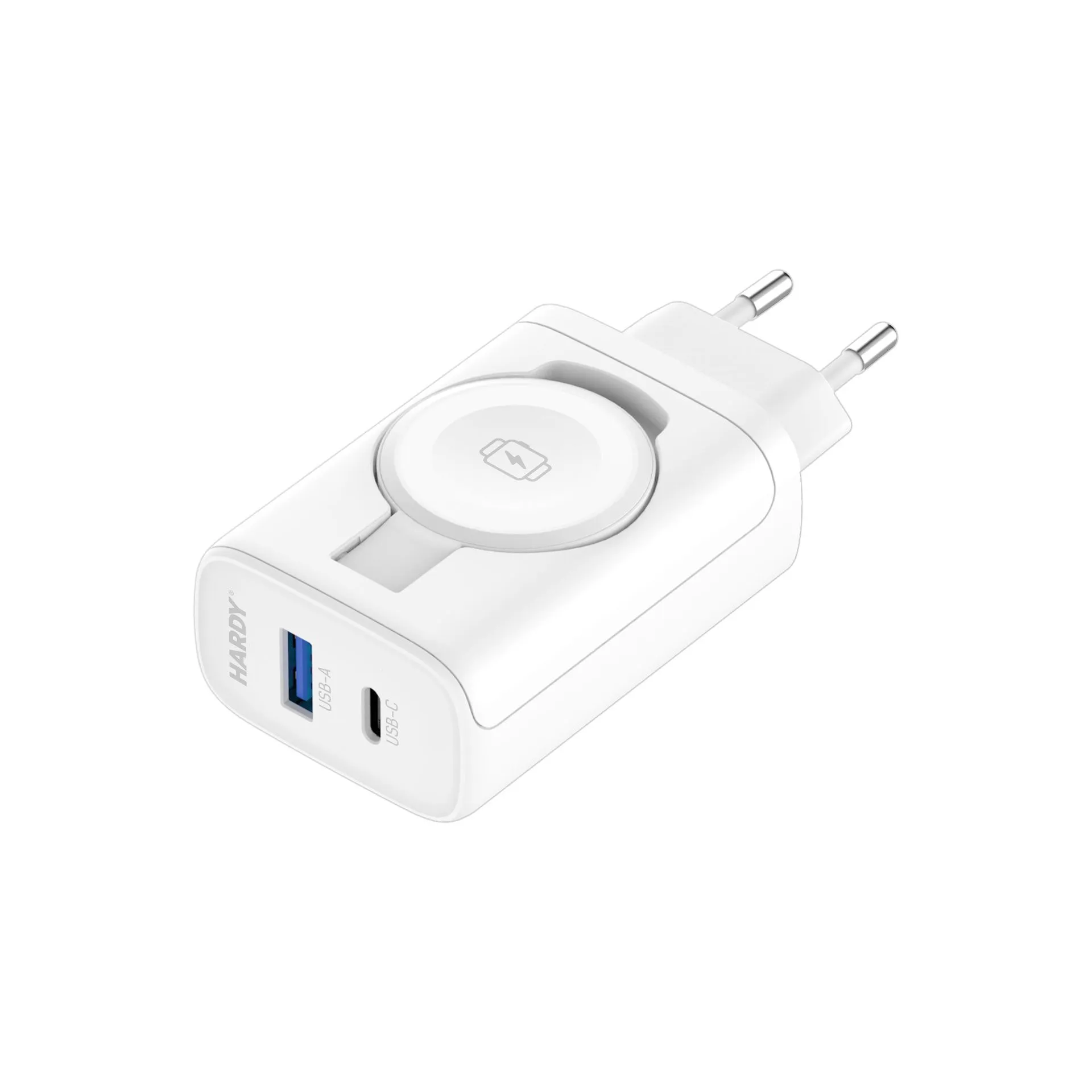3MK 2in1 Hardy Charger 33W Apple Watch/USB‑C/USB‑A White APPLE WATCH 3mk 3MK 2in1 Hardy Charger 33W Apple Watch/USB‑C/USB‑A White - Image 5