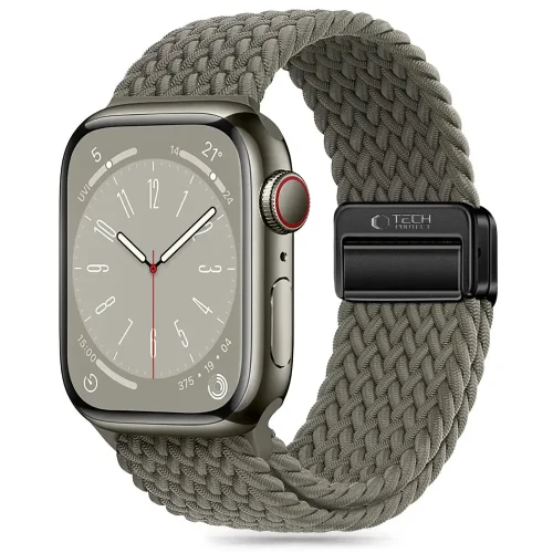 Λουράκι Tech-Protect NylonMag Olive Apple Watch 44/45/46/49mm