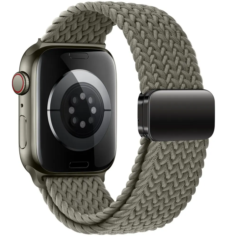 Λουράκι Tech-Protect NylonMag Olive Apple Watch 44/45/46/49mm APPLE WATCH Tech-Protect Λουράκι Tech-Protect NylonMag Olive Apple Watch 44/45/46/49mm - Image 2