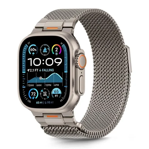 Λουράκι Tech-Protect Milano Vanguard Titanium Apple Watch 44/45/46/49mm