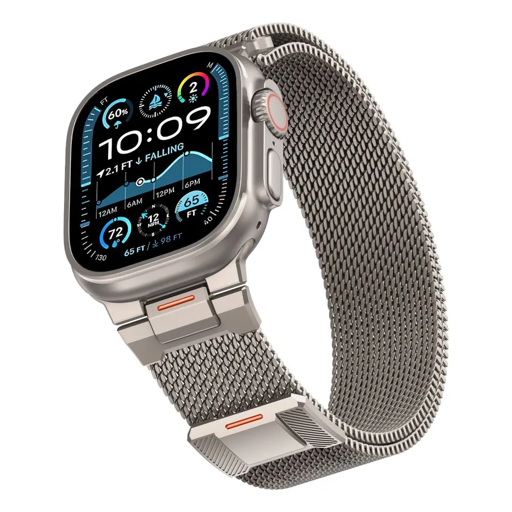 Λουράκι Tech-Protect Milano Vanguard Titanium Apple Watch 44/45/46/49mm APPLE WATCH Tech-Protect Λουράκι Tech-Protect Milano Vanguard Titanium Apple Watch 44/45/46/49mm - Image 3