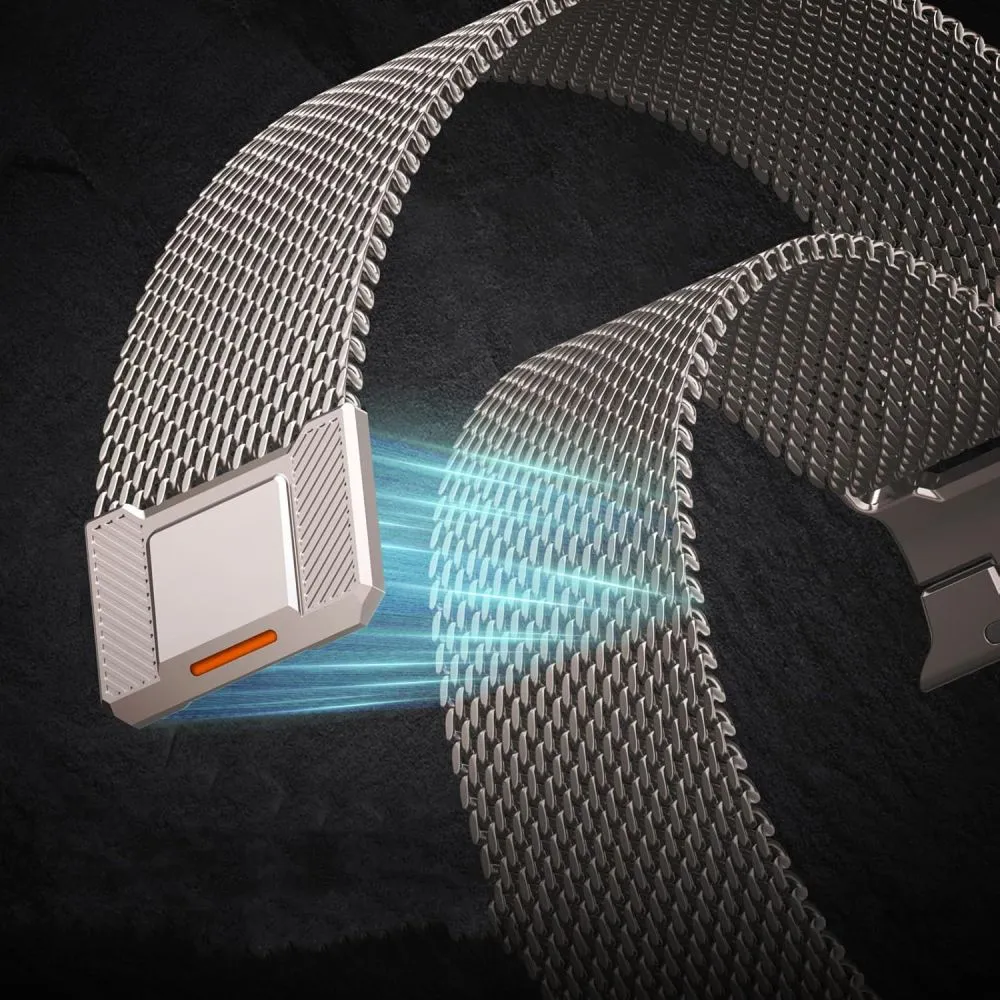 Λουράκι Tech-Protect Milano Vanguard Titanium Apple Watch 44/45/46/49mm APPLE WATCH Tech-Protect Λουράκι Tech-Protect Milano Vanguard Titanium Apple Watch 44/45/46/49mm - Image 4