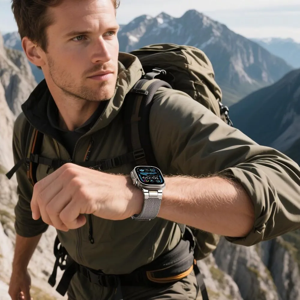 Λουράκι Tech-Protect Milano Vanguard Titanium Apple Watch 44/45/46/49mm APPLE WATCH Tech-Protect Λουράκι Tech-Protect Milano Vanguard Titanium Apple Watch 44/45/46/49mm - Image 6