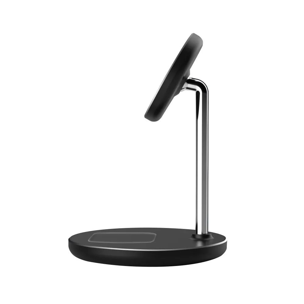 Tech-Protect 2in1 Magnetic Magsafe Wireless Charger 15W Black (A39) ΑΞΕΣΟΥΑΡ MAGSAFE Tech-Protect Tech-Protect 2in1 Magnetic Magsafe Wireless Charger 15W Black (A39) - Image 4