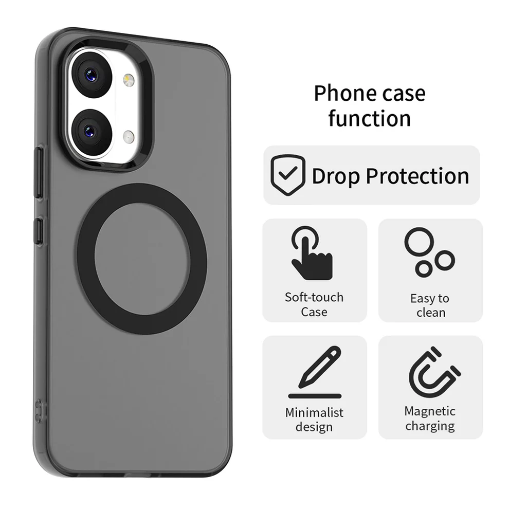 Θήκη MagCase Frosted Black Xiaomi Poco X8 Pro ΘΗΚΕΣ Orso Θήκη MagCase Frosted Black Xiaomi Poco X8 Pro - Image 5