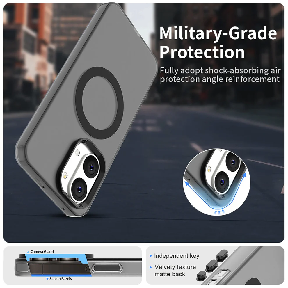 Θήκη MagCase Frosted Black Xiaomi Poco X8 Pro ΘΗΚΕΣ Orso Θήκη MagCase Frosted Black Xiaomi Poco X8 Pro - Image 3