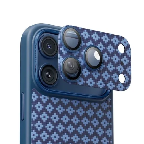 Benks ArmorWarrior Aramid Lens Protector Glass Blue iPhone 17 Pro Max