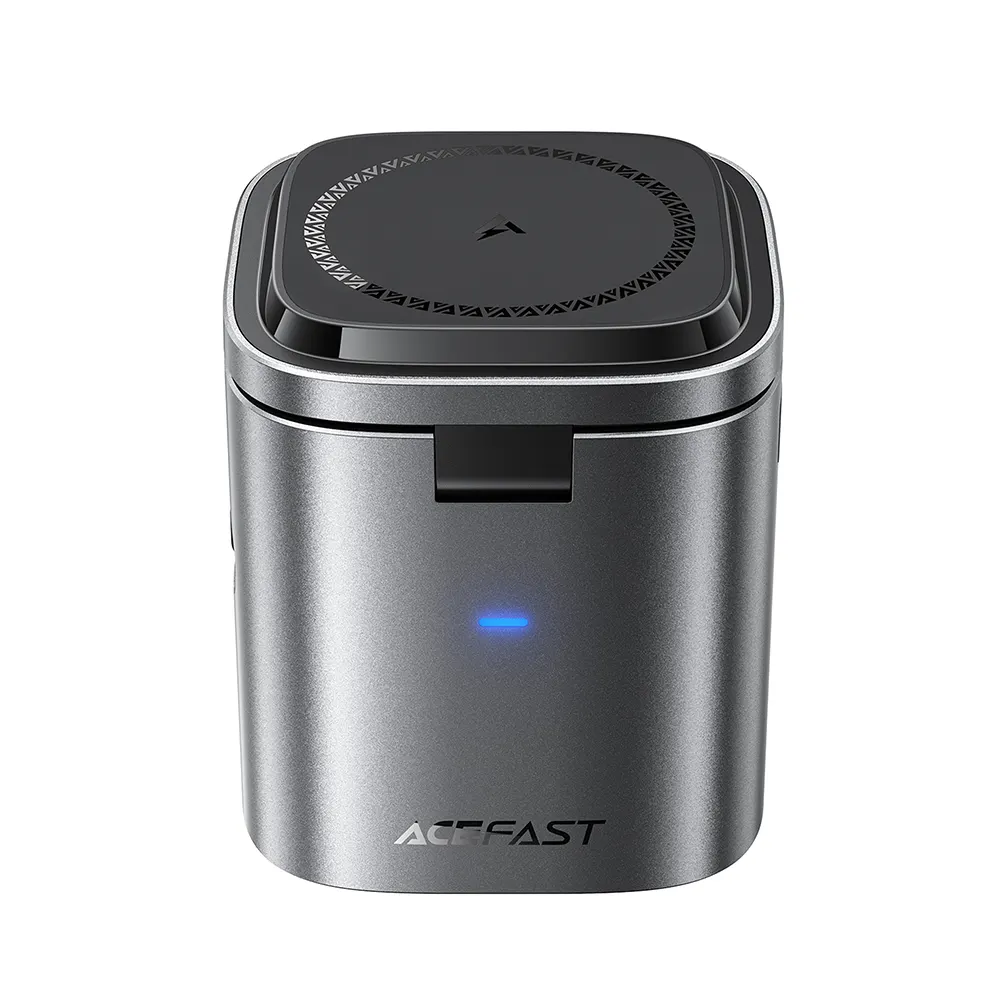 AceFast 6in1 GaN Ultimate MagSafe Charging Power Hub 80W Black (Z9) APPLE WATCH AceFast AceFast 6in1 GaN Ultimate MagSafe Charging Power Hub 80W Black (Z9) - Image 6