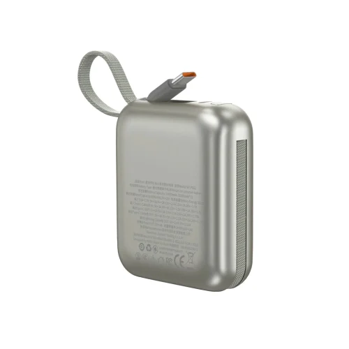 Alternative view of WiWU Built-in Cable Mini Power Bank 10000mAh 35W Silver (P062)