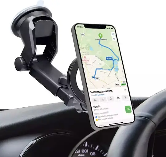 Siipro MagSuction MagSafe Car Holder Black (SH-54) ΑΞΕΣΟΥΑΡ MAGSAFE SIIPRO Siipro MagSuction MagSafe Car Holder Black (SH-54) - Image 2