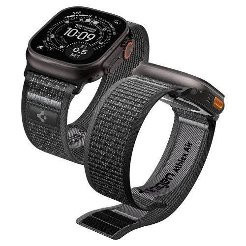 Λουράκι Spigen Athlex Air 2 Fabric Black Grey Apple Watch 44/45/46/49mm APPLE WATCH Spigen Λουράκι Spigen Athlex Air 2 Fabric Black Grey Apple Watch 44/45/46/49mm