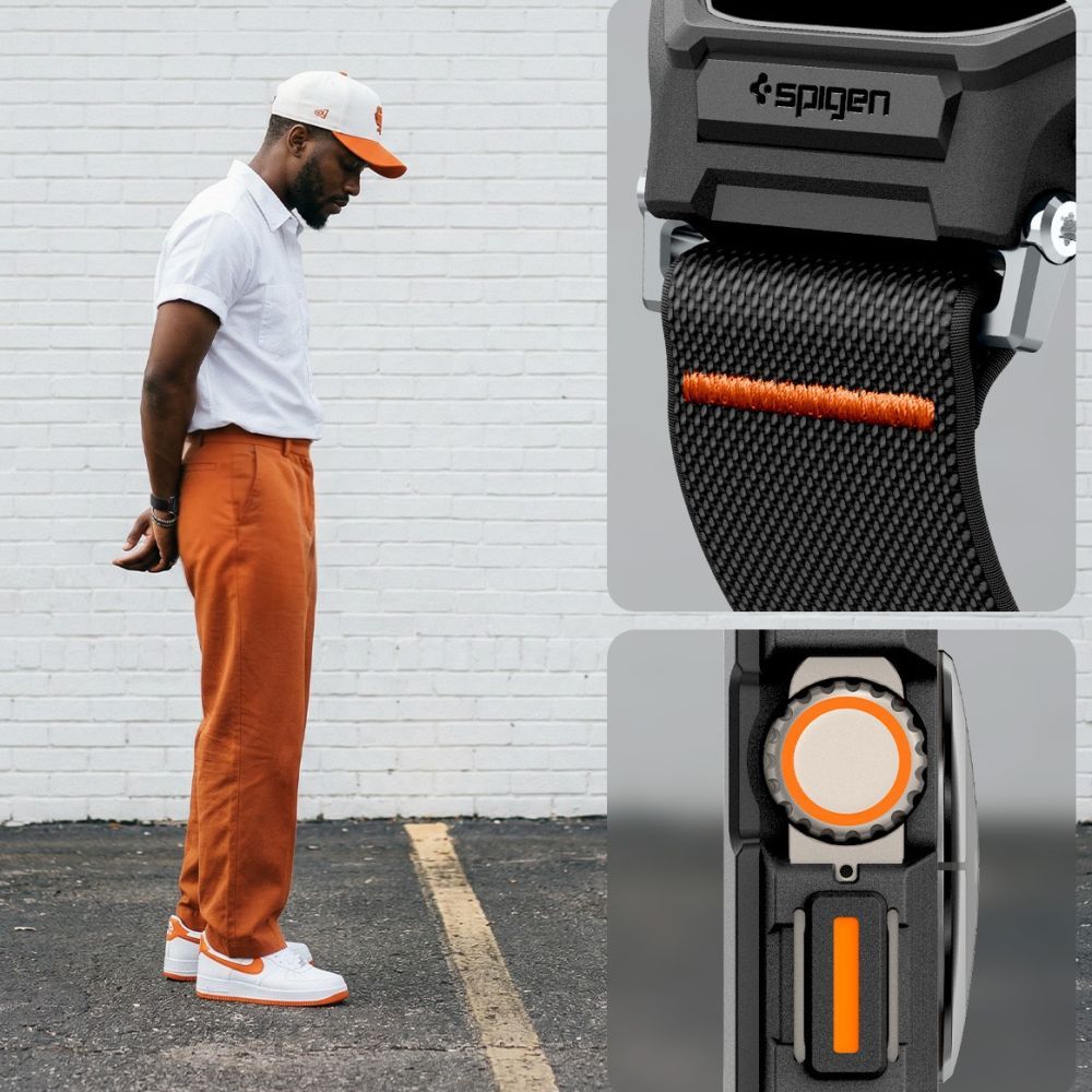 Λουράκι με Θήκη & Τζαμάκι Spigen Lite Fit Pro Matte Black Apple Watch Ultra 49mm APPLE WATCH Spigen Λουράκι με Θήκη & Τζαμάκι Spigen Lite Fit Pro Matte Black Apple Watch Ultra 49mm - Image 9