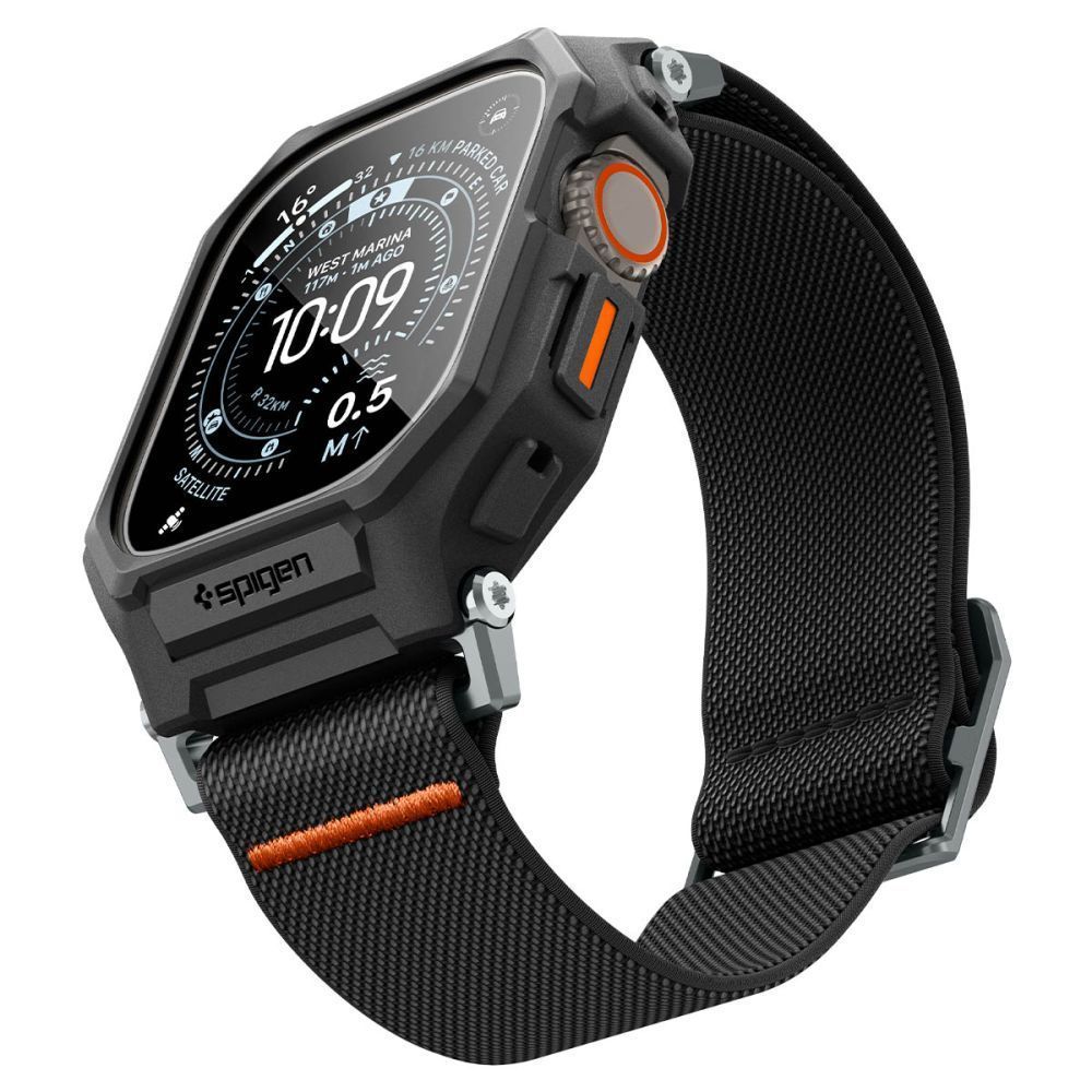 Λουράκι με Θήκη & Τζαμάκι Spigen Lite Fit Pro Matte Black Apple Watch Ultra 49mm APPLE WATCH Spigen Λουράκι με Θήκη & Τζαμάκι Spigen Lite Fit Pro Matte Black Apple Watch Ultra 49mm - Image 3