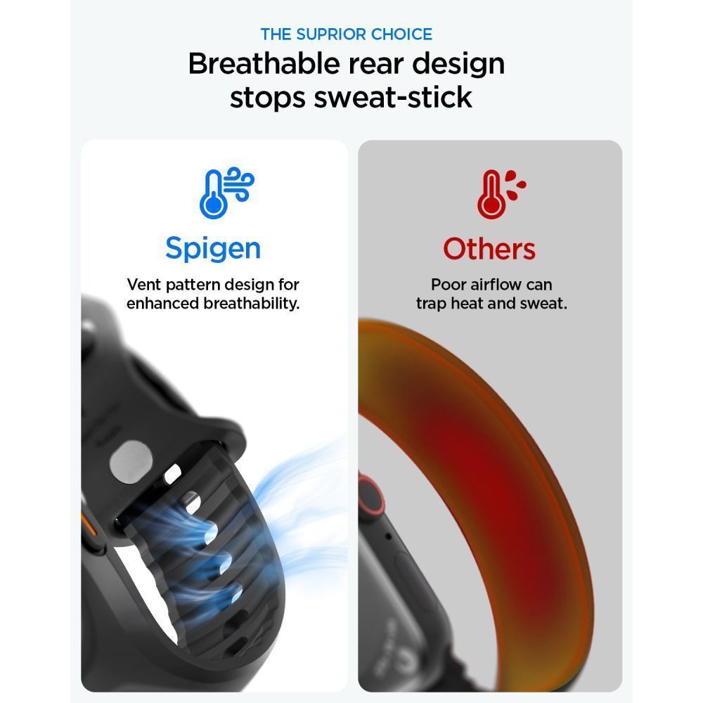 Spigen Liquid Air Pro Black Apple Watch Ultra 1/2 49mm APPLE WATCH Spigen Spigen Liquid Air Pro Black Apple Watch Ultra 1/2 49mm - Image 6