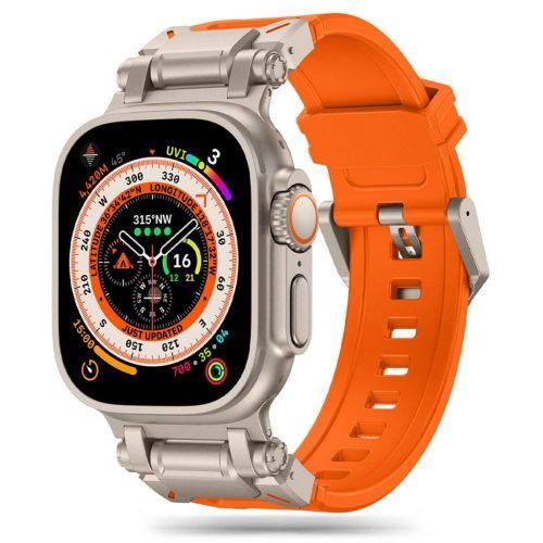 Λουράκι Orso Urban Race Titanium Orange Apple Watch 44/45/46/49mm
