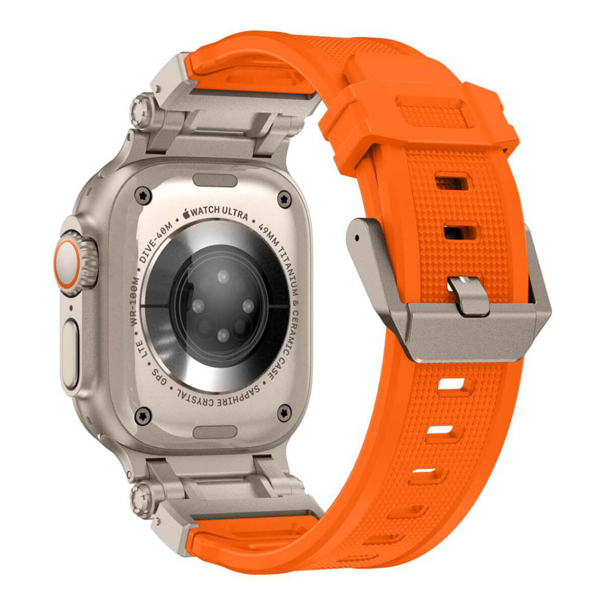 Λουράκι Orso Urban Race Titanium Orange Apple Watch 44/45/46/49mm APPLE WATCH Orso Λουράκι Orso Urban Race Titanium Orange Apple Watch 44/45/46/49mm - Image 5