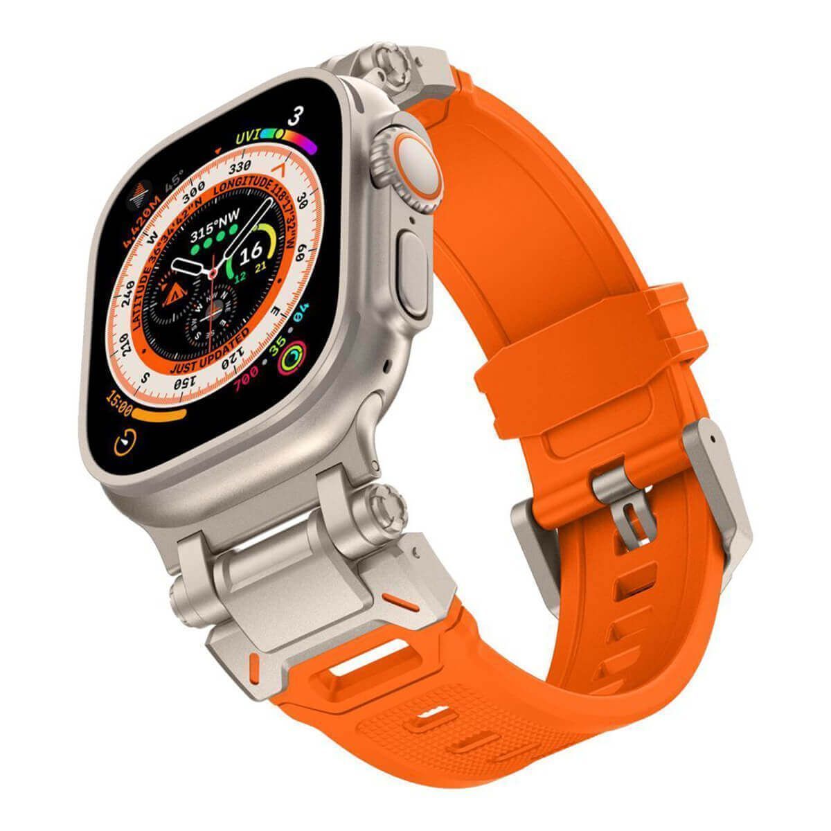Λουράκι Orso Urban Race Titanium Orange Apple Watch 44/45/46/49mm APPLE WATCH Orso Λουράκι Orso Urban Race Titanium Orange Apple Watch 44/45/46/49mm - Image 3