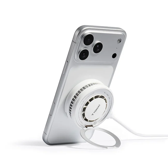Torras Ostand PolarCircle Qi2 MagSafe Charger 15W White ΑΞΕΣΟΥΑΡ MAGSAFE TORRAS Torras Ostand PolarCircle Qi2 MagSafe Charger 15W White - Image 5