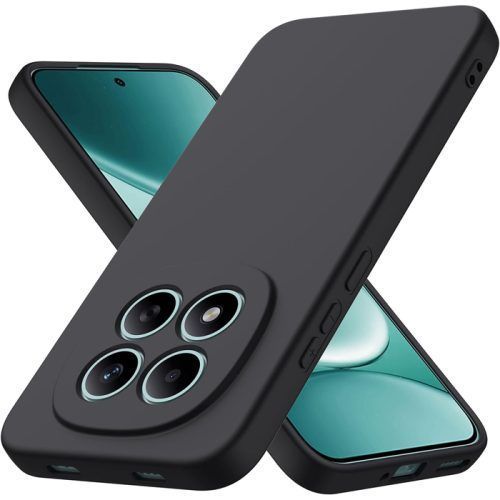 Θήκη Rubber Silk Black Xiaomi Redmi Note 15 4G/5G