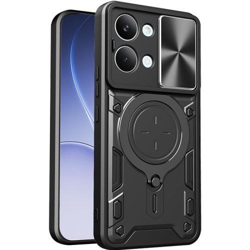 Θήκη Shockproof Ringstand Slide Camera Black Poco X8 Pro Max
