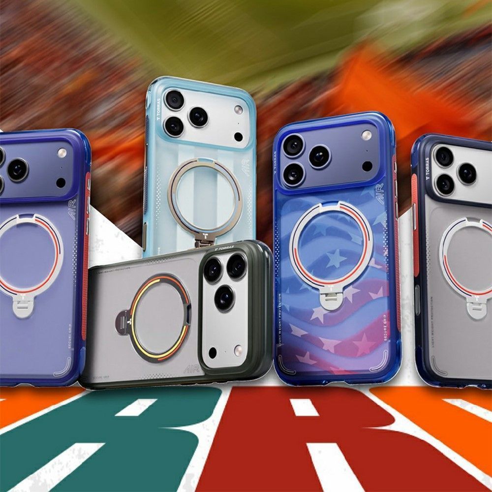 Θήκη Torras Ostand Spin Q3 Air MagSafe Kickstand Pampas Eagle (Limited Edition) iPhone 17 Pro Max ΘΗΚΕΣ TORRAS Θήκη Torras Ostand Spin Q3 Air MagSafe Kickstand Pampas Eagle (Limited Edition) iPhone 17 Pro Max - Image 3