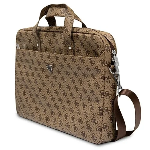 Alternative view of Τσάντα Guess Saffiano 4G Triangle Logo 16" Brown (GUCB15P4TW)