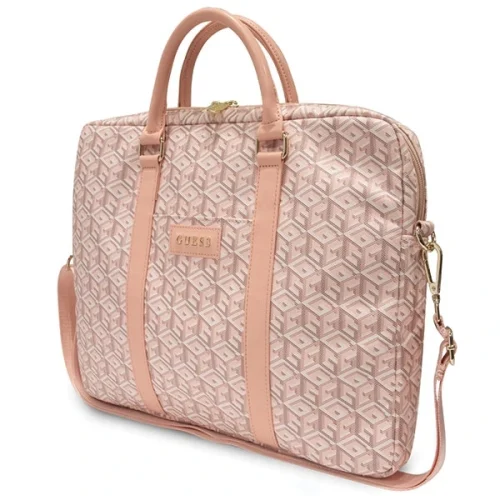 Τσάντα Guess GCube Stripes 16" Pink (GUCB15HGCFSEP)
